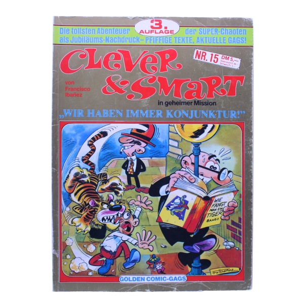 Clever & Smart in geheimer Mission Comic Album Nr. 15: Wir haben immer Konjunktur